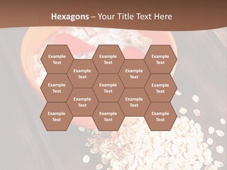 Porridge With Fresh Strawberry PowerPoint Template