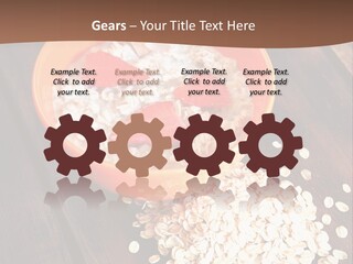 Porridge With Fresh Strawberry PowerPoint Template