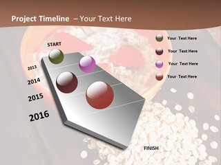 Porridge With Fresh Strawberry PowerPoint Template