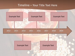 Porridge With Fresh Strawberry PowerPoint Template