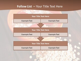 Porridge With Fresh Strawberry PowerPoint Template