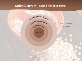 Porridge With Fresh Strawberry PowerPoint Template