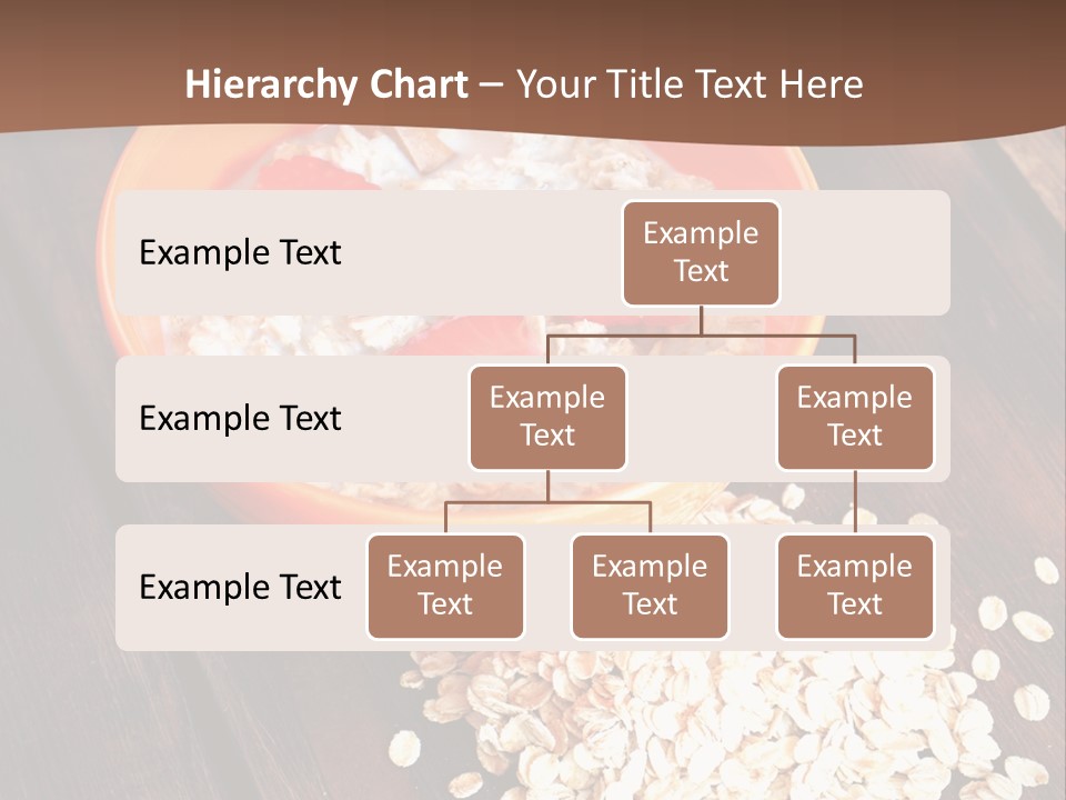 Porridge With Fresh Strawberry PowerPoint Template