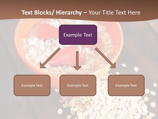 Porridge With Fresh Strawberry PowerPoint Template