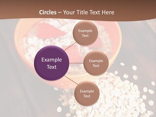 Porridge With Fresh Strawberry PowerPoint Template