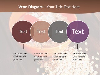 Porridge With Fresh Strawberry PowerPoint Template