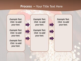 Porridge With Fresh Strawberry PowerPoint Template