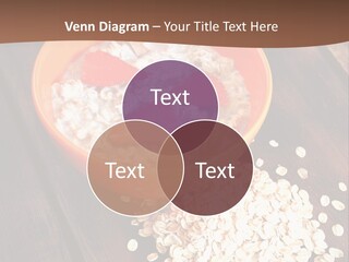 Porridge With Fresh Strawberry PowerPoint Template