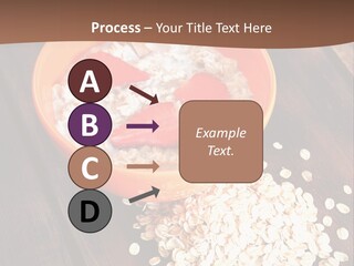Porridge With Fresh Strawberry PowerPoint Template