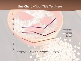 Porridge With Fresh Strawberry PowerPoint Template