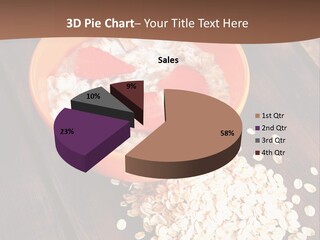 Porridge With Fresh Strawberry PowerPoint Template