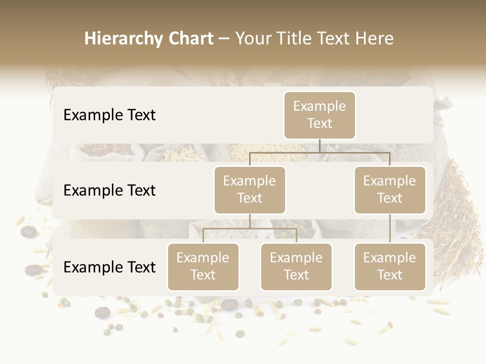 Bags With Cereals And Herbs PowerPoint Template