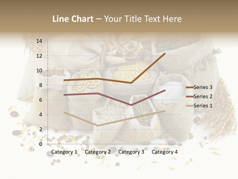 Bags With Cereals And Herbs PowerPoint Template