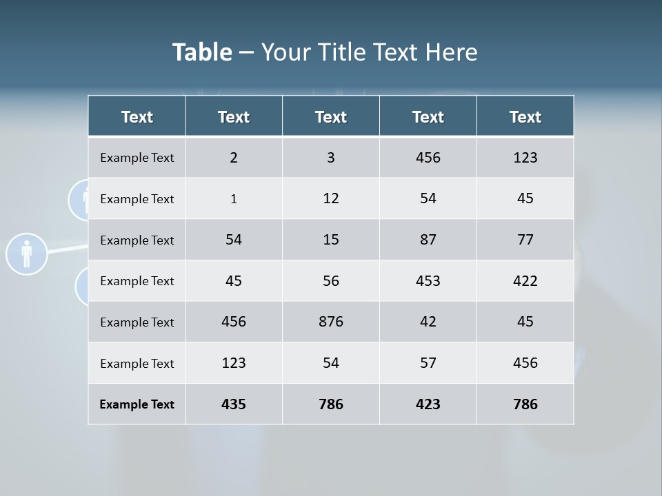 Image Of Female Touching Icon Of Social Network PowerPoint Template