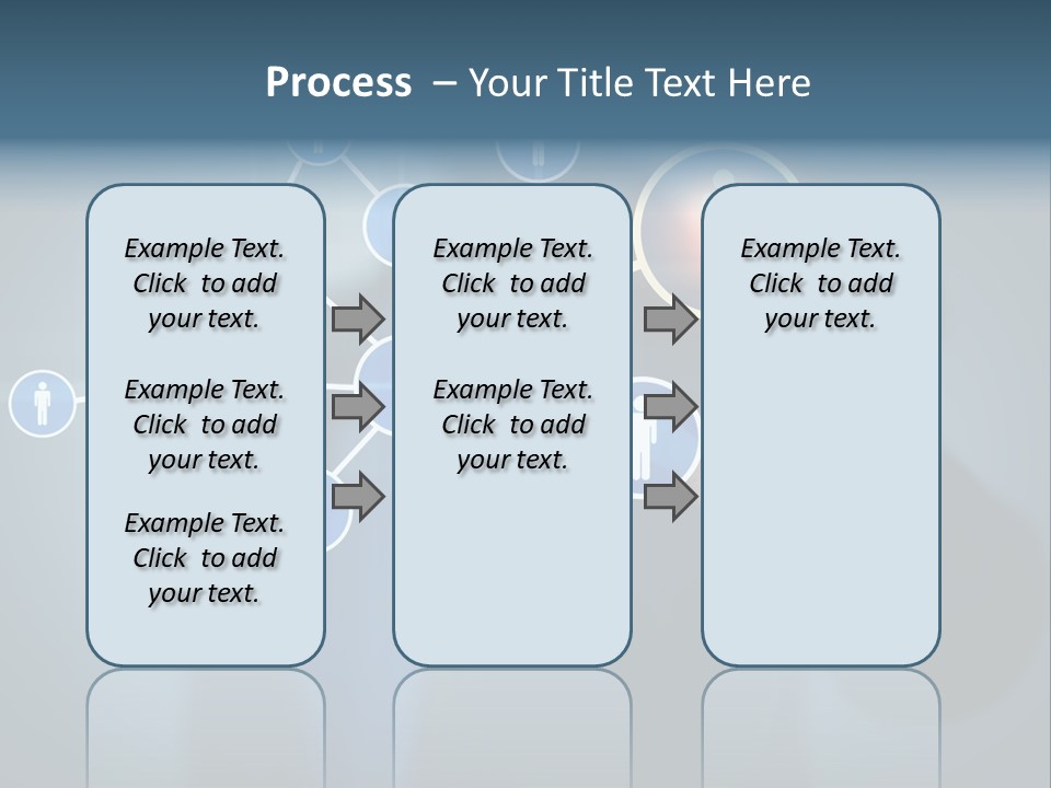 Image Of Female Touching Icon Of Social Network PowerPoint Template