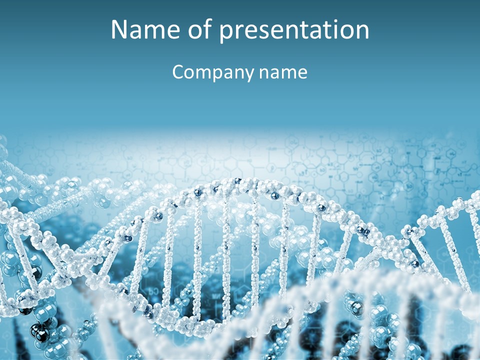 Structure Science Chemistry PowerPoint Template