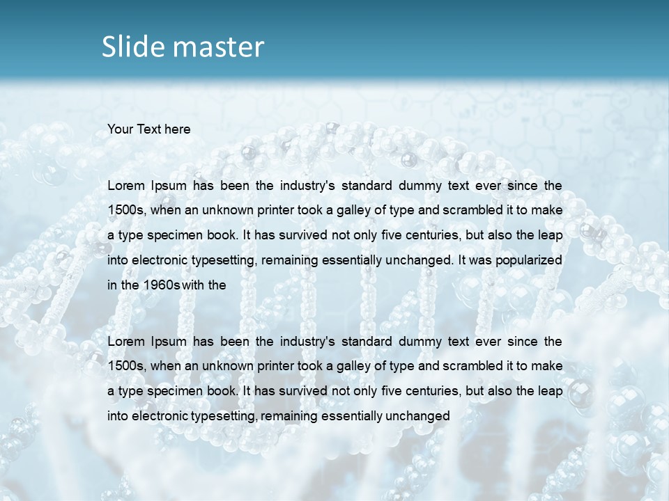 Structure Science Chemistry PowerPoint Template