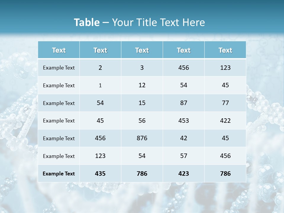 Structure Science Chemistry PowerPoint Template