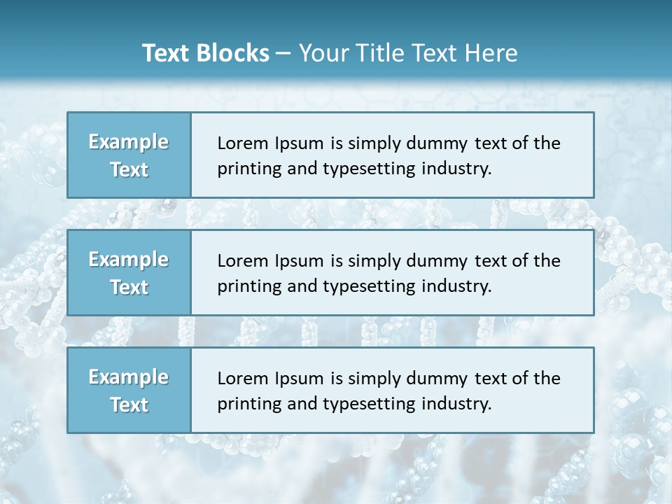 Structure Science Chemistry PowerPoint Template