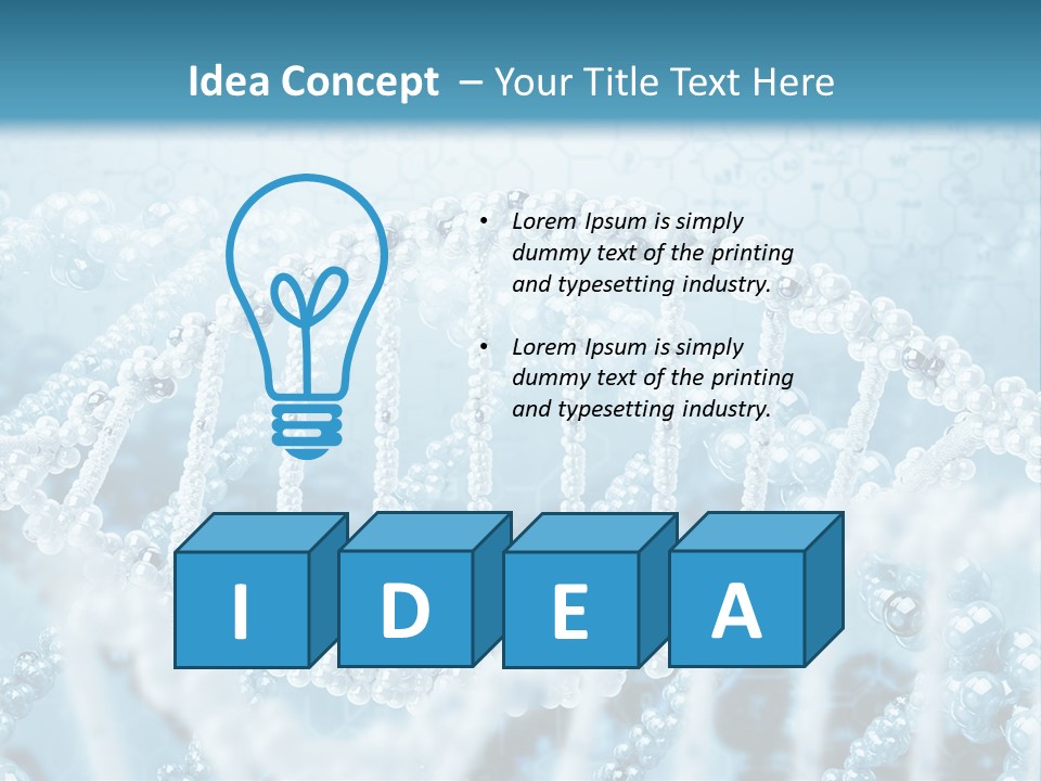 Structure Science Chemistry PowerPoint Template