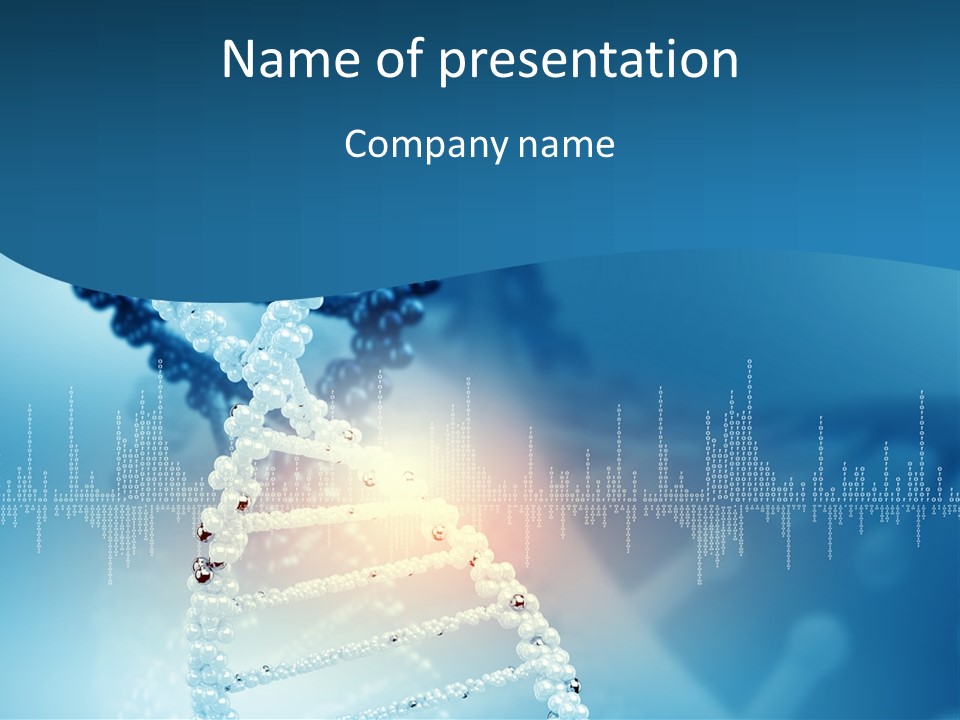 Biotechnology Biochemistry Virus PowerPoint Template