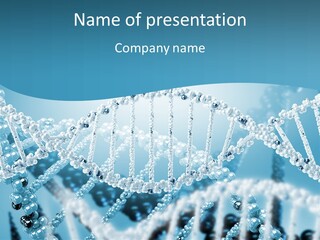 Molecular Code Chain PowerPoint Template