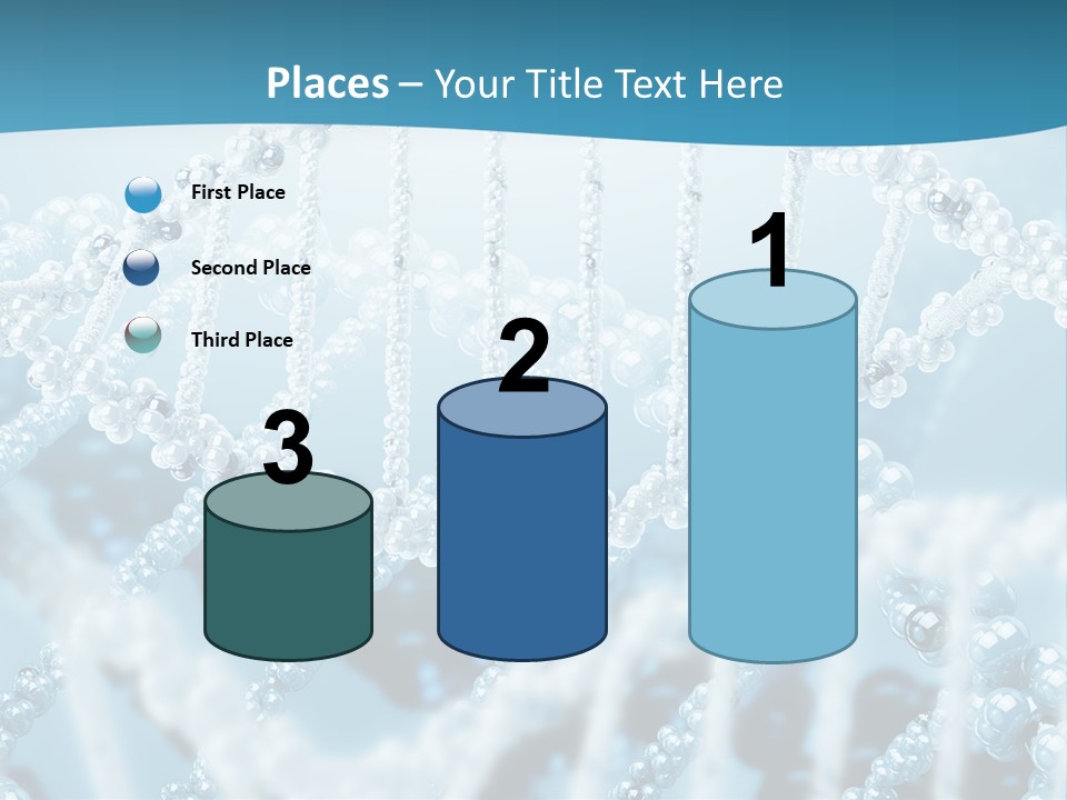 Molecular Code Chain PowerPoint Template
