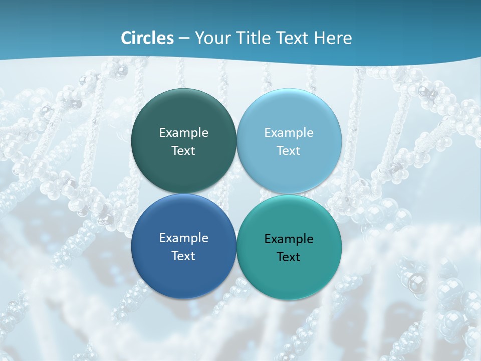 Molecular Code Chain PowerPoint Template