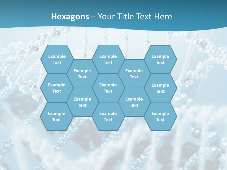 Molecular Code Chain PowerPoint Template