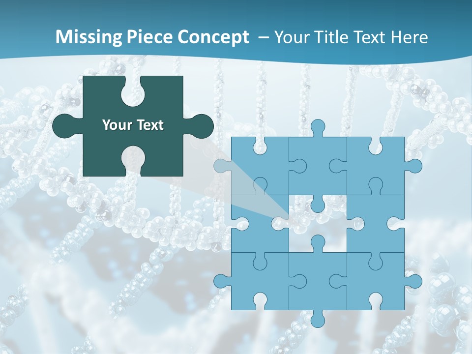 Molecular Code Chain PowerPoint Template