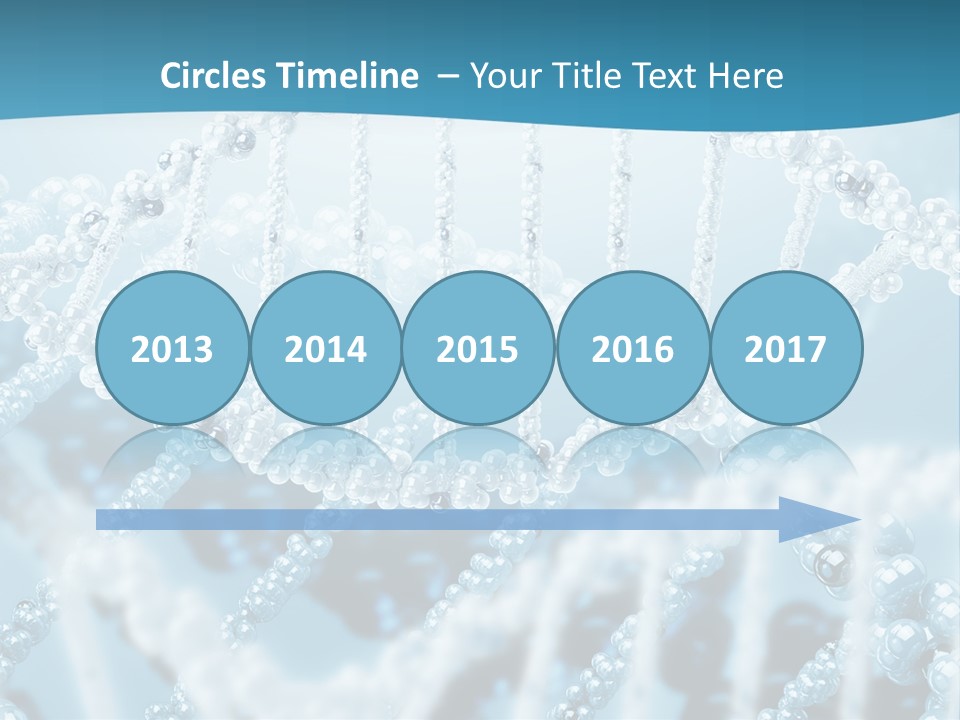 Molecular Code Chain PowerPoint Template