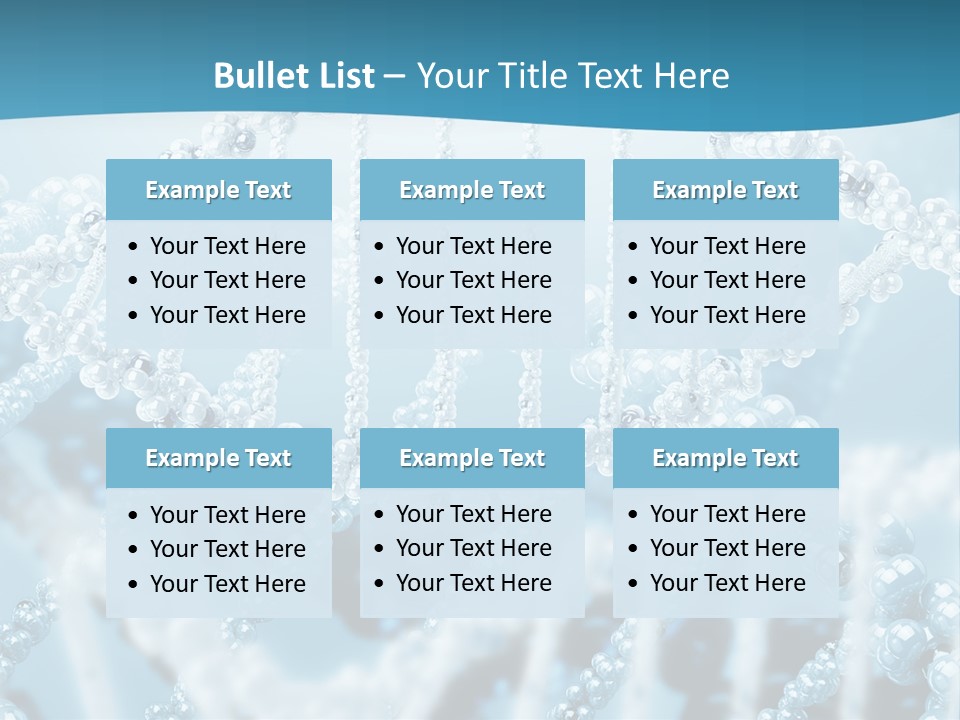 Molecular Code Chain PowerPoint Template