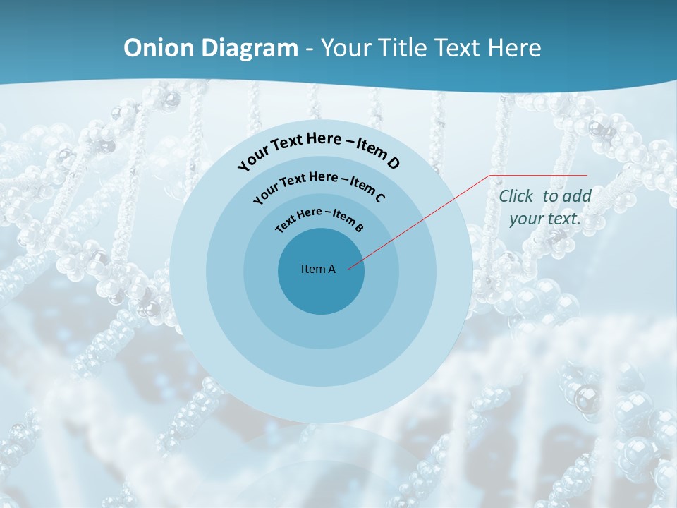 Molecular Code Chain PowerPoint Template