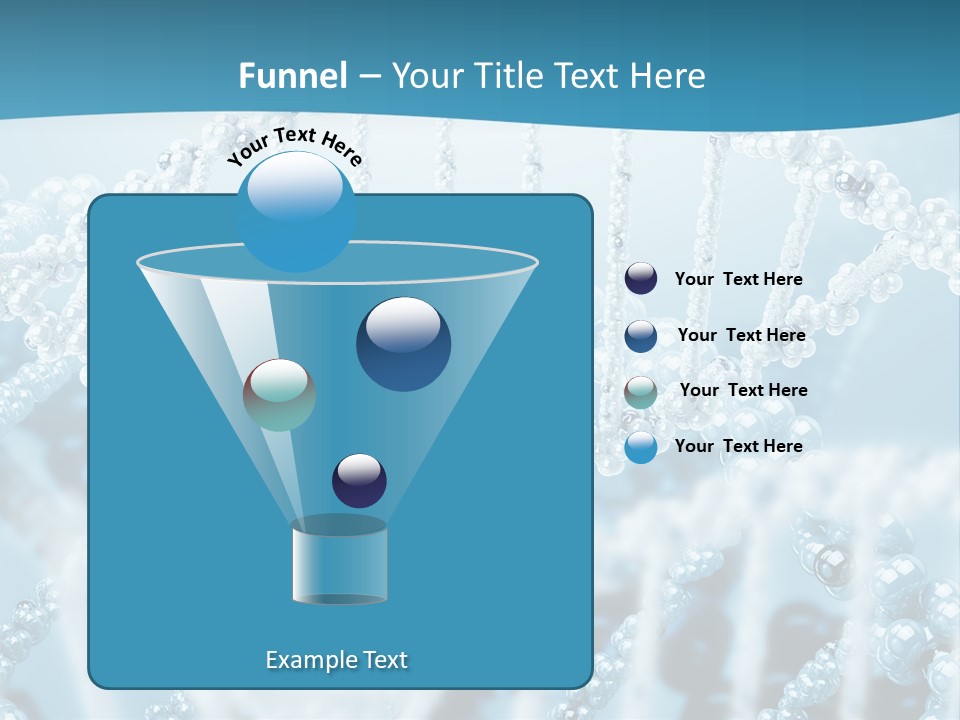 Molecular Code Chain PowerPoint Template