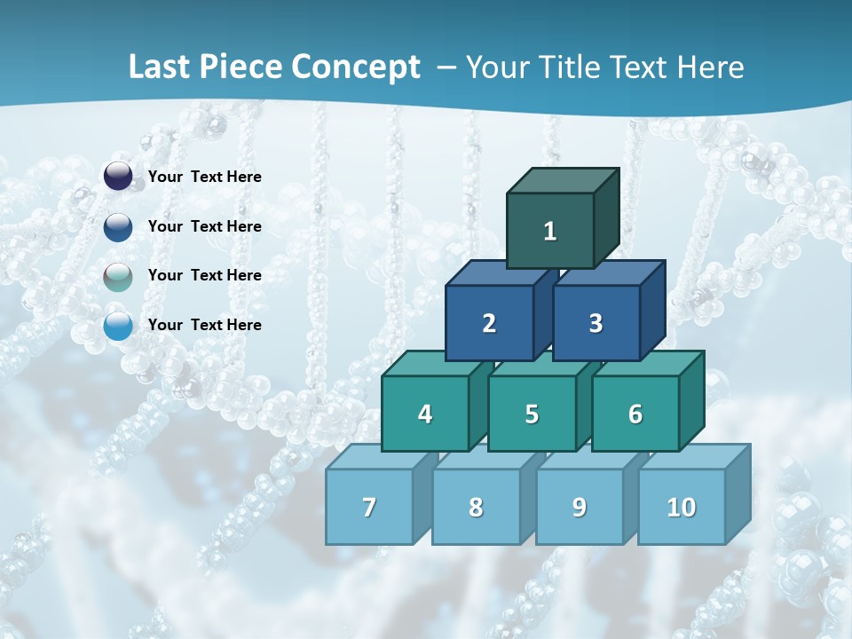Molecular Code Chain PowerPoint Template