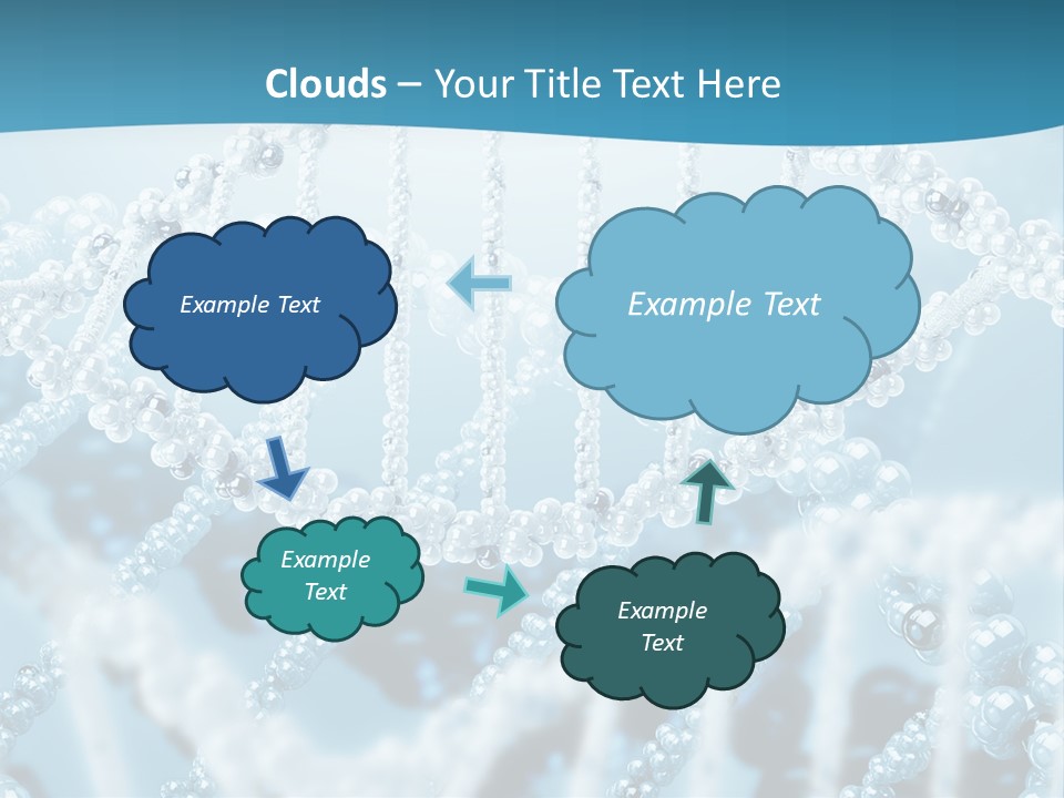 Molecular Code Chain PowerPoint Template