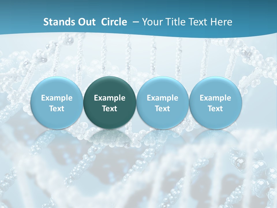 Molecular Code Chain PowerPoint Template