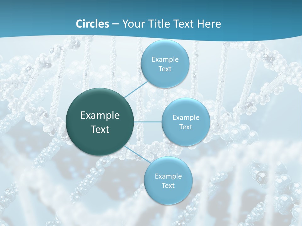 Molecular Code Chain PowerPoint Template