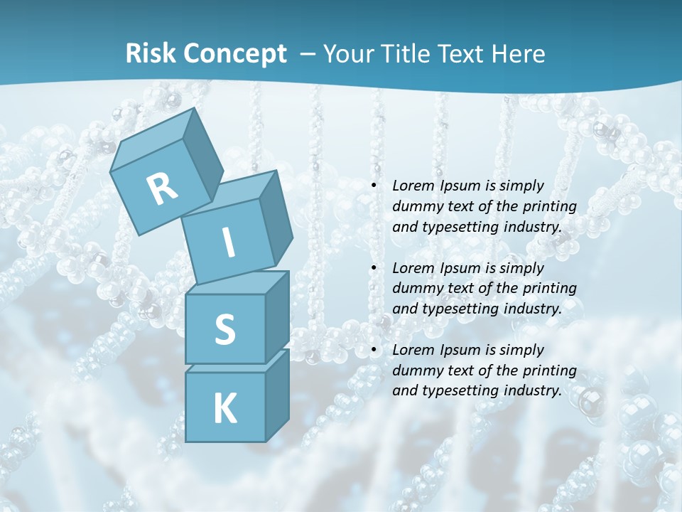 Molecular Code Chain PowerPoint Template