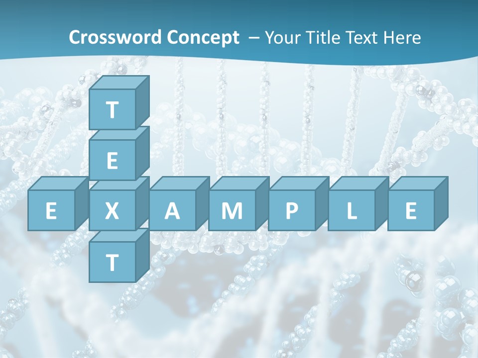 Molecular Code Chain PowerPoint Template