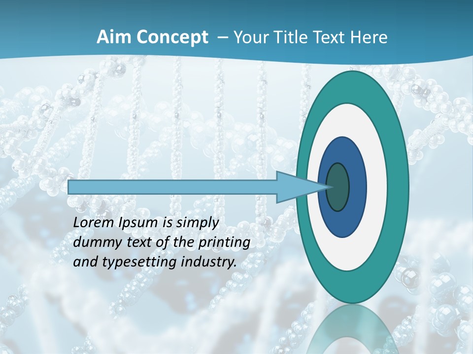 Molecular Code Chain PowerPoint Template