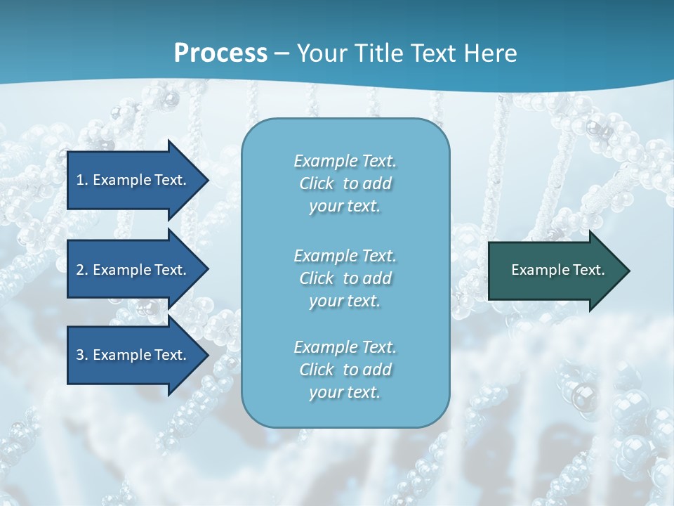 Molecular Code Chain PowerPoint Template