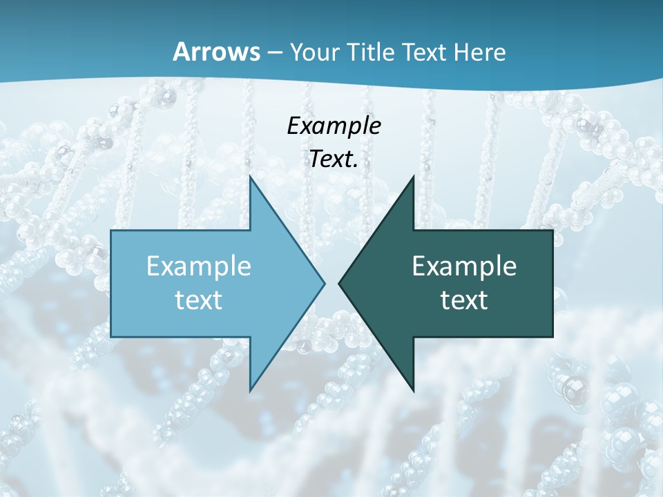 Molecular Code Chain PowerPoint Template