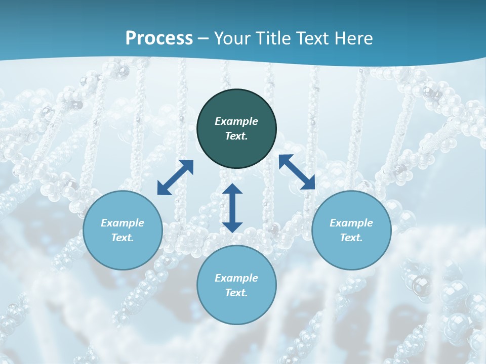 Molecular Code Chain PowerPoint Template