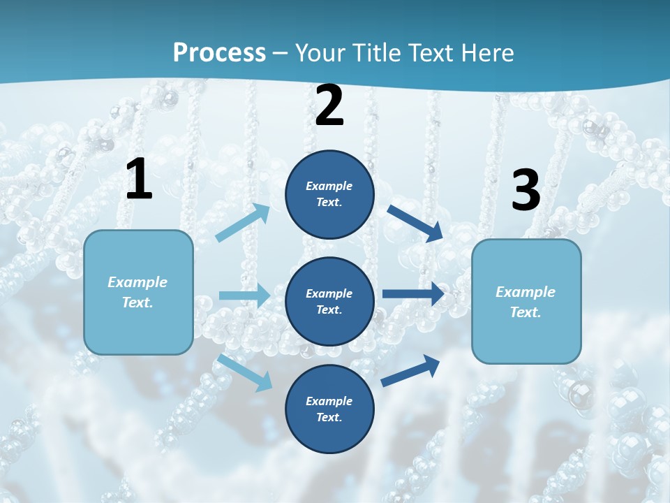 Molecular Code Chain PowerPoint Template
