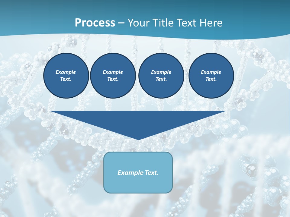 Molecular Code Chain PowerPoint Template