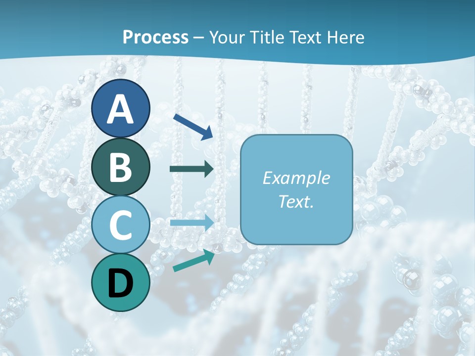 Molecular Code Chain PowerPoint Template