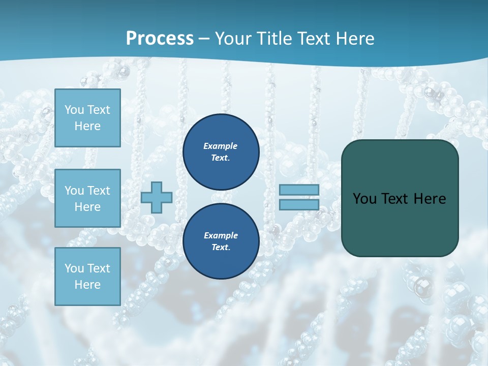 Molecular Code Chain PowerPoint Template