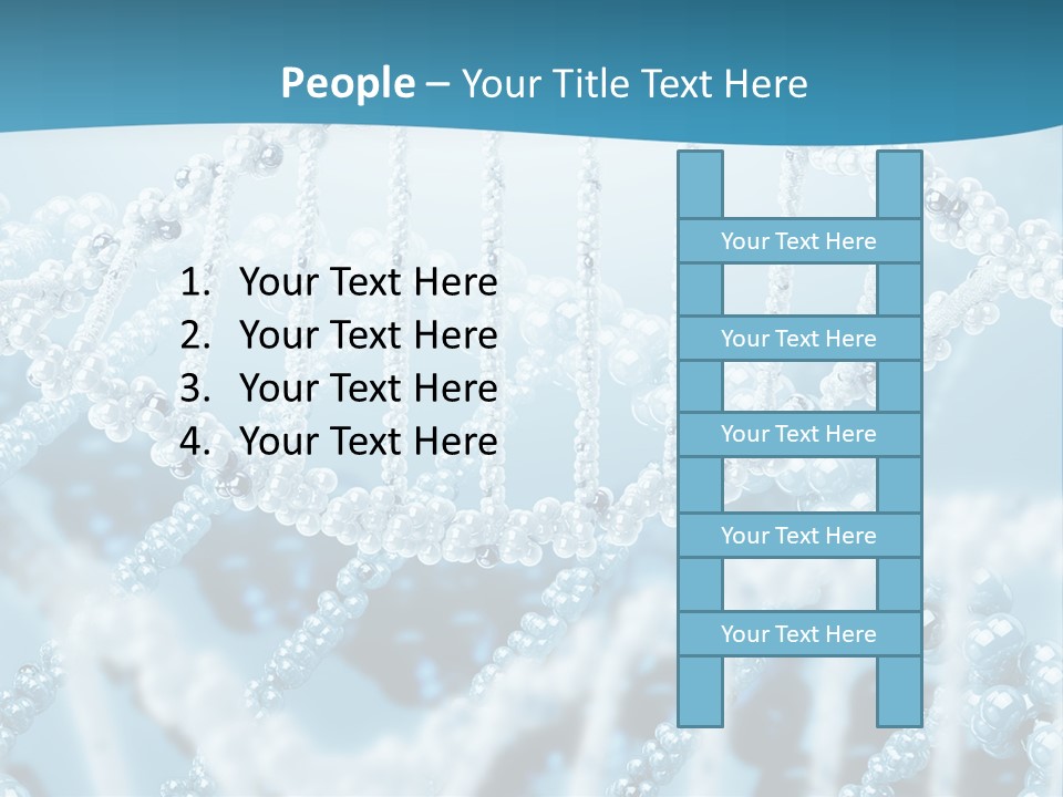 Molecular Code Chain PowerPoint Template