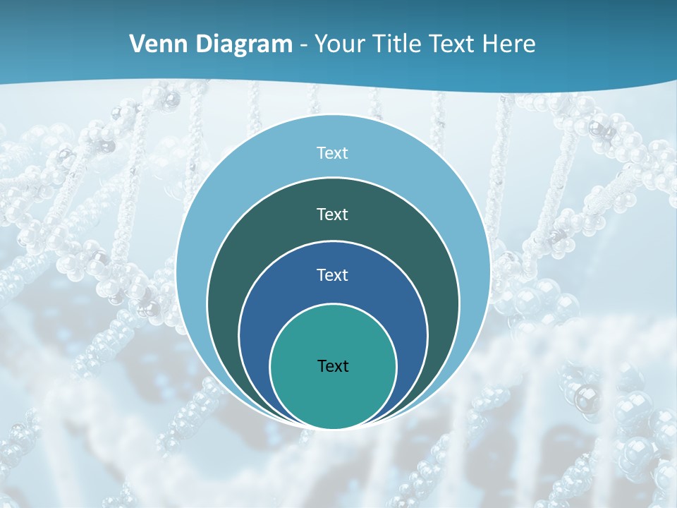 Molecular Code Chain PowerPoint Template